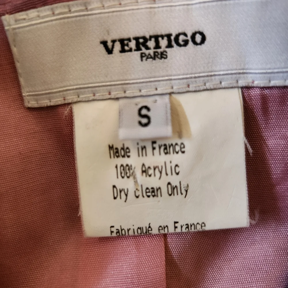 Vertigo Paris Gray and Pink Jacket size Small - Picture 6 of 7
